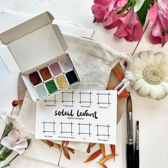 KIT AQUARELLE SOLEIL LEVANT