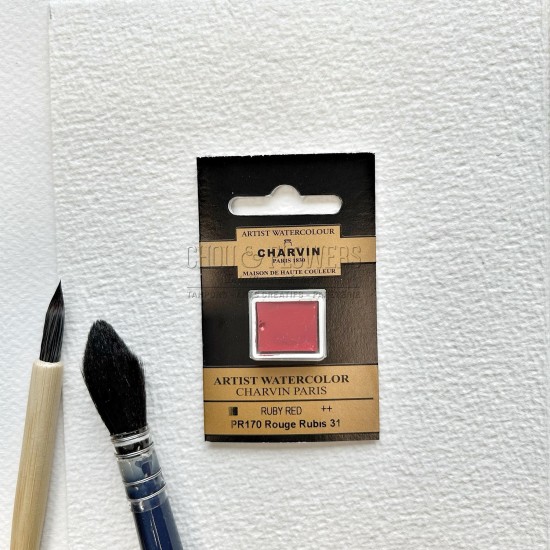 N°31 ROUGE RUBIS AQUARELLE EXTRA FINE CHARVIN DEMI GODET