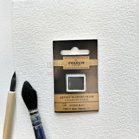 N°84 NOIR INTENSE AQUARELLE EXTRA FINE CHARVIN DEMI GODET