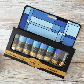 SET BLUE SHADES DE 8 ACRYLIQUE CHARVIN 20ML