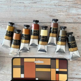 SET EARTH SHADES DE 8 ACRYLIQUE CHARVIN 20ML