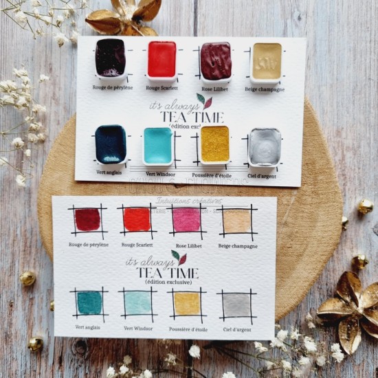 kit aquarelle pour la collection it's always tea time