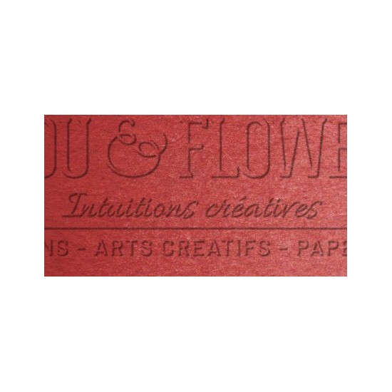 ROUGE DE CADMIUM FONCE ISARO AQUARELLE