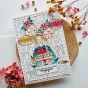 tampon anniversaire pour le scrapbooking et le mixed media