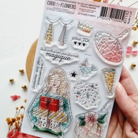 tampon anniversaire pour le scrapbooking et le mixed media