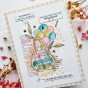 tampon anniversaire pour le scrapbooking et le mixed media