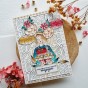 tampon anniversaire pour le scrapbooking et le mixed media