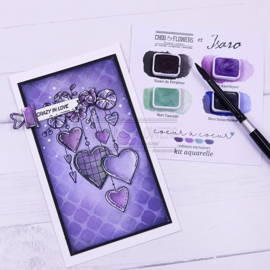 kit aquarelle coeur à coeur