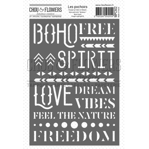 POCHOIR BOHO SPIRIT