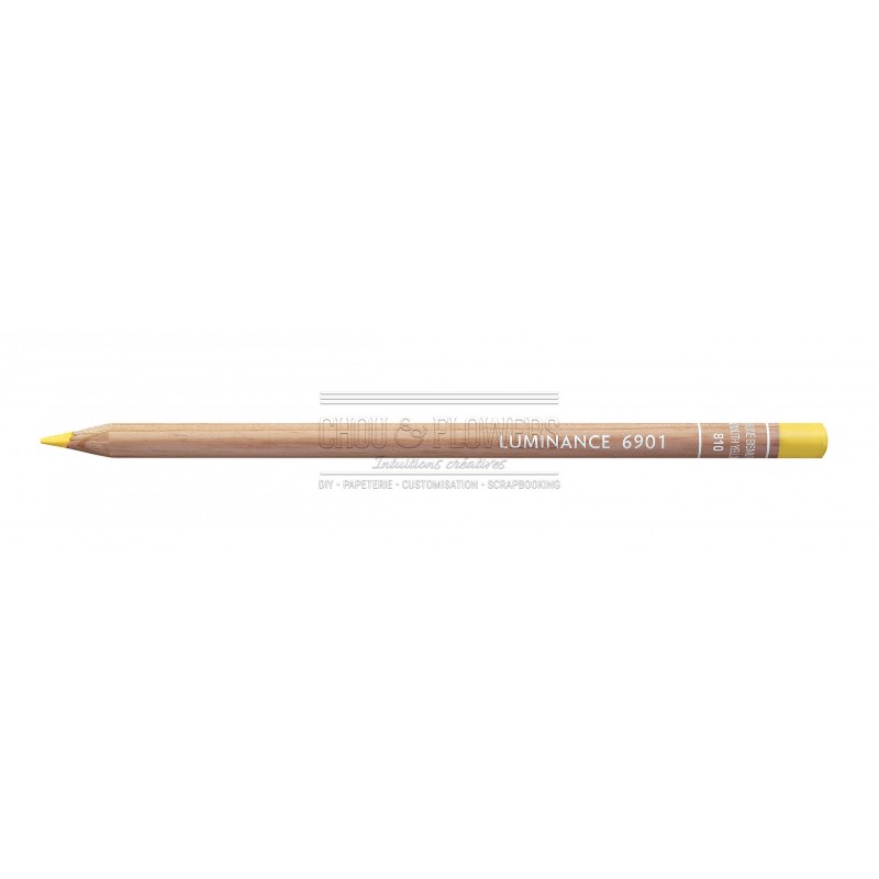 crayon Luminance jaune bismuth doré de Caran d'Ache pour vos créations de  scrapbooking et de coloriage