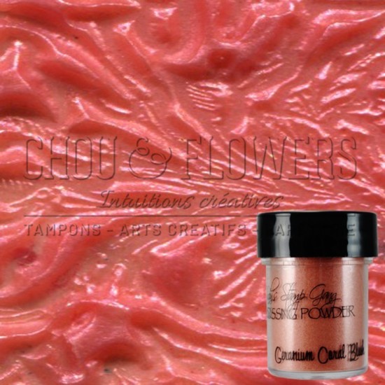 POUDRE A EMBOSSER GERANIUM CORAL BLUSH