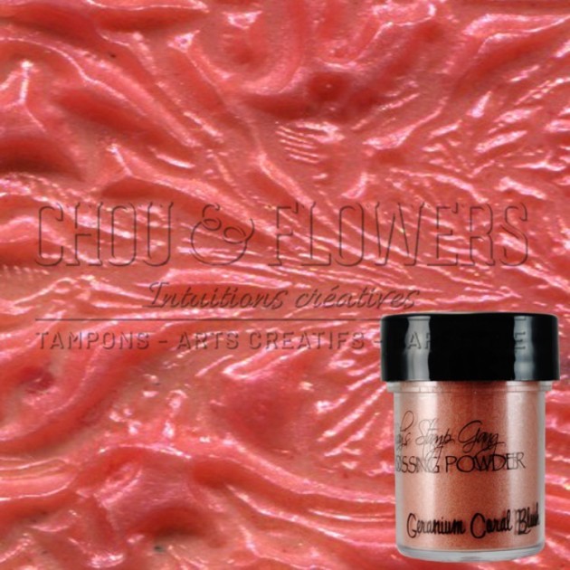 POUDRE A EMBOSSER GERANIUM CORAL BLUSH