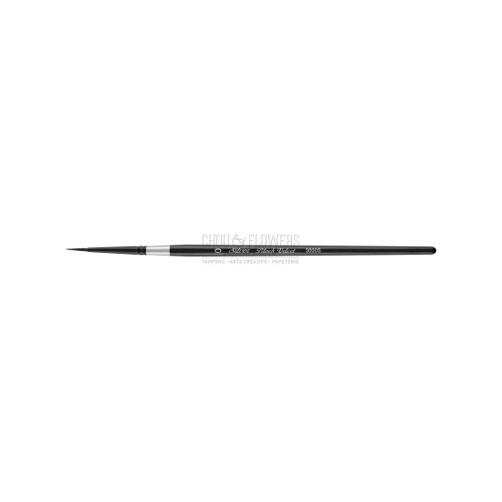 N°0 PINCEAU AQUARELLE ROND BLACK VELVET SERIE 3000S SILVER BRUSH