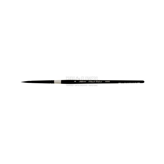 N°4 PINCEAU AQUARELLE ROND BLACK VELVET SERIE 3000S SILVER BRUSH