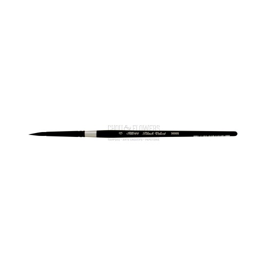 N°6 PINCEAU AQUARELLE ROND BLACK VELVET SERIE 3000S SILVER BRUSH