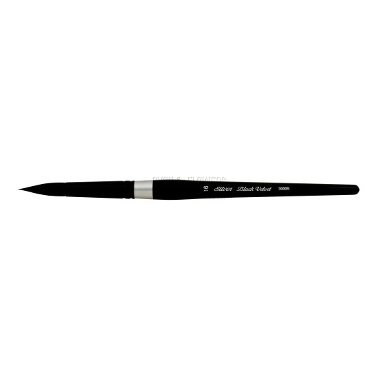 N°16 PINCEAU AQUARELLE ROND BLACK VELVET SERIE 3000S SILVER BRUSH