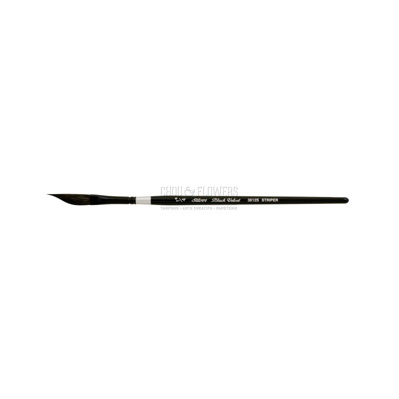 N°1/4 PINCEAU AQUARELLE BLACK VELVET EPEE SERIE 3012S SILVER BRUSH