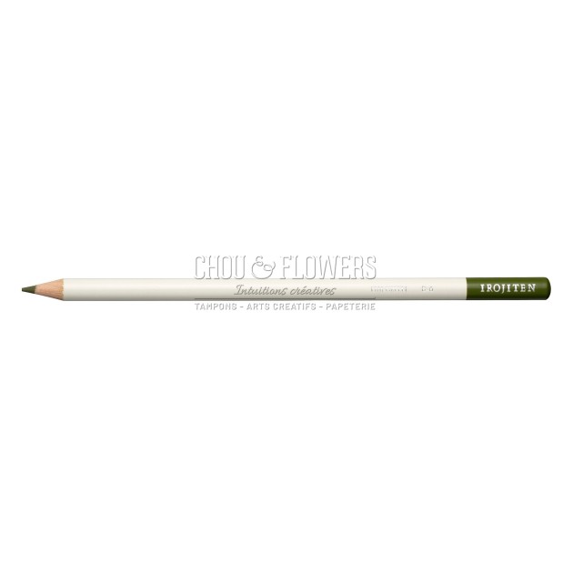 CRAYON DE COULEUR IROJITEN, ELM GREEN