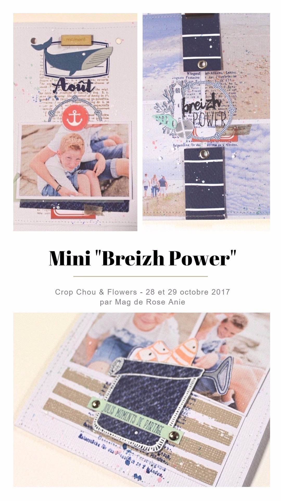 Mini Album spécial "bord de mer" par Mag de Rose Anis