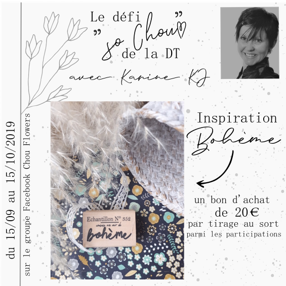 Inspiration Bohème, le défi DT de Karine KJ