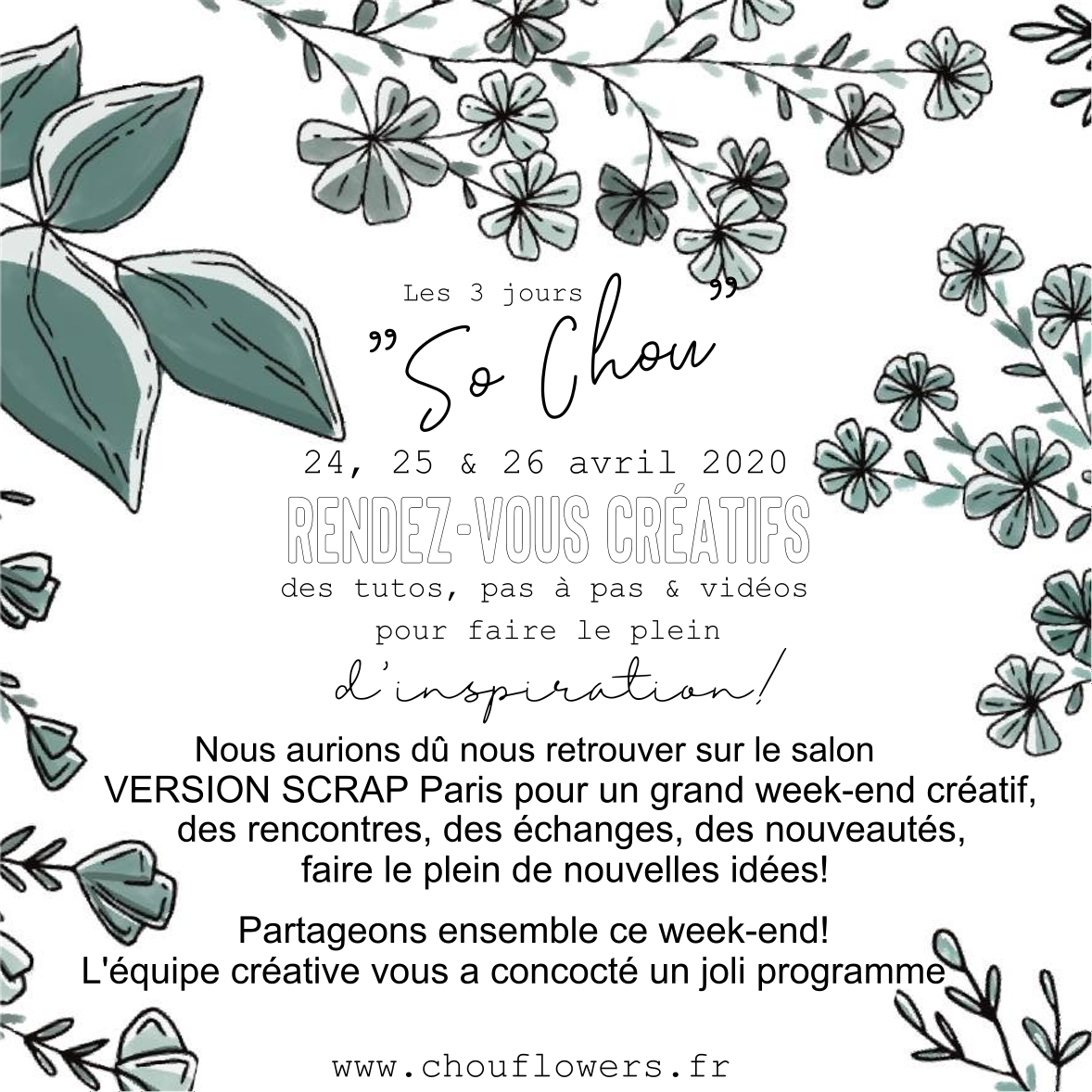 Jour 2 : les 3 jours So Chou avec KINNA et Claire Scrapathome