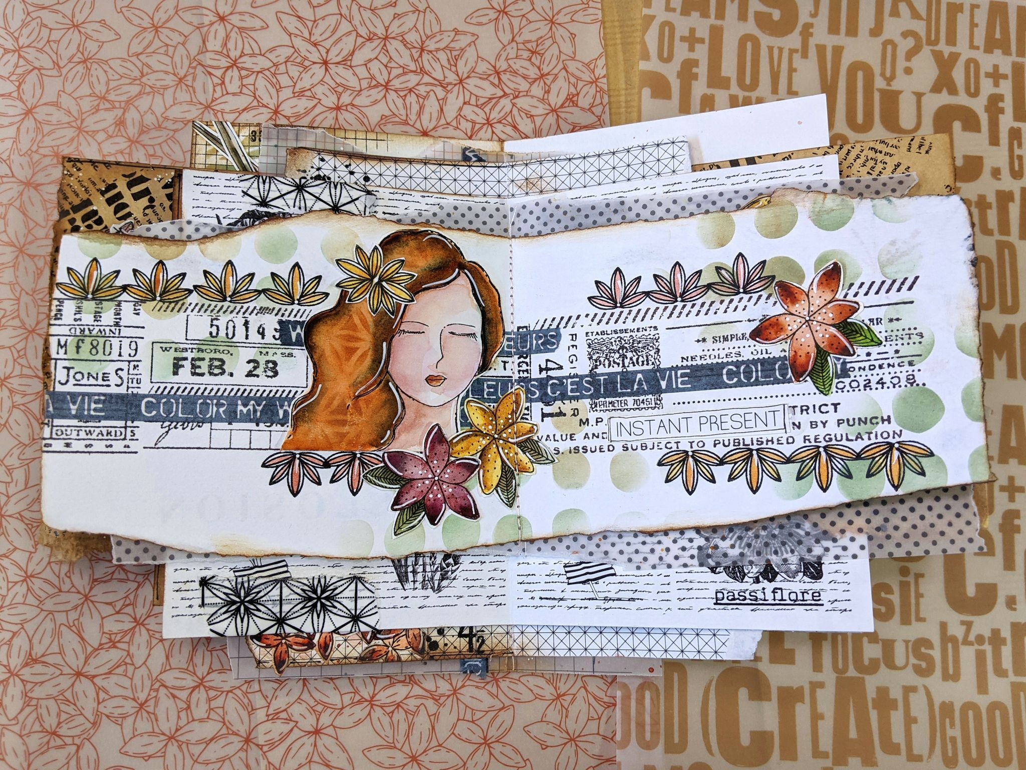 zoom Junk Journal avec PINKLOLA