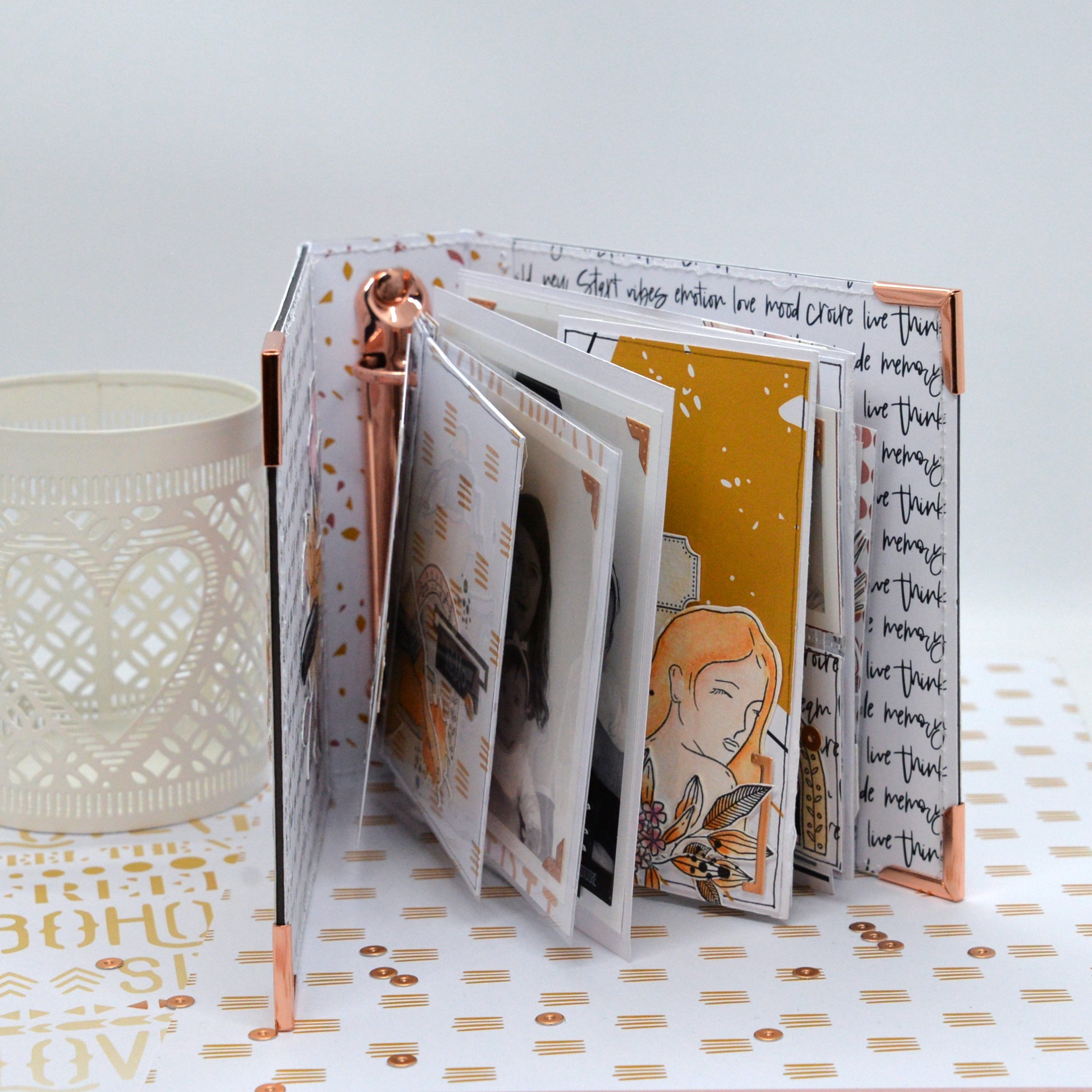 Humeur d'automne, mini-album avec CLAIRE SCRAPATHOME