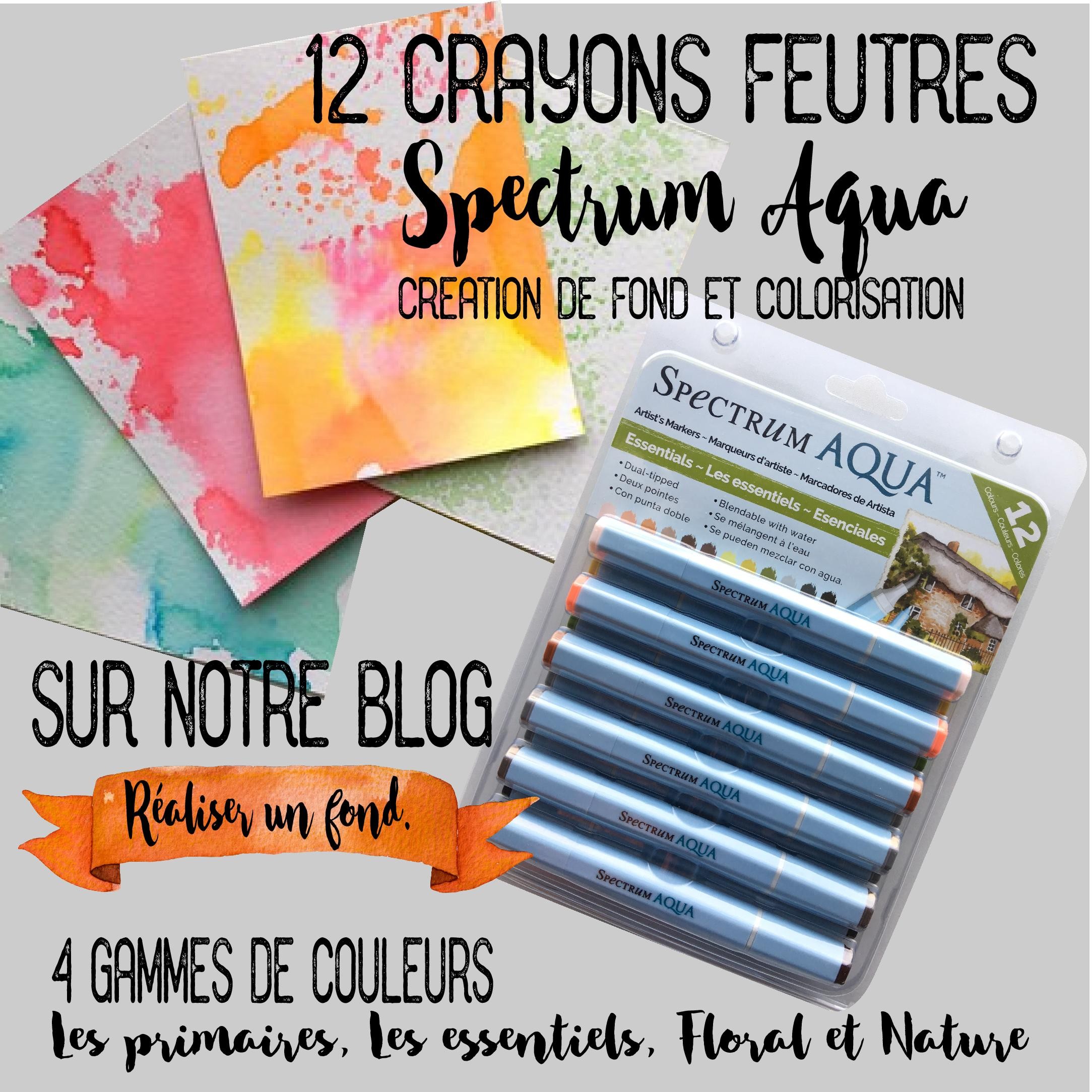 Les crayons feutres aquarellables