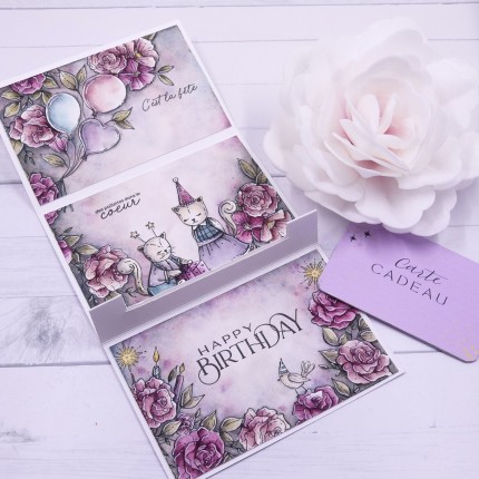 Chou and Flowers - Inspiration Anniversaire : TUTO carte pochette avec SONI SONIA