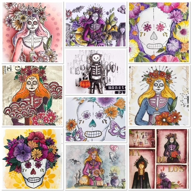 ZOOM thématique "dia de los muertos", collection Cabinet de Curiosités